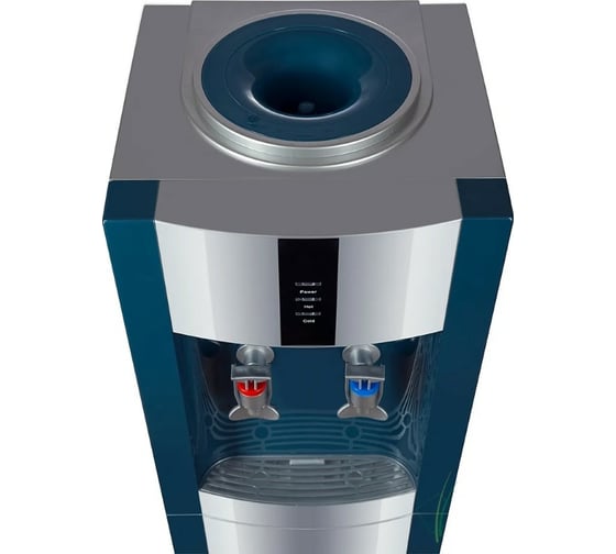 Напольный кулер ECOTRONIC Экочип V21-LF green+silver с холодильником ETK11420/