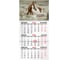Календарь квартальный BRAUBERG 2026г, 1 блок, 1 гребень бегунок, офсетная бумага, Символ 2026, 116741 1