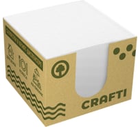 Салфетки бумажные ROS-HY Санпремо Крафти белые, в коробе с открытым верхом 1сл, 23х24см, 100л./36 штук в упаковке C-S1-100L