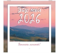 Календарь настенный перекидной BRAUBERG 2026г, 12 листов, 21,4х21,4см, МИНИ, Это твой 2026 116944