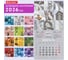 Календарь настенный перекидной BRAUBERG 2026г, 12 листов, 28,5х28,5см, Color set 116936 4