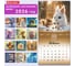 Календарь настенный перекидной BRAUBERG 2026г, 12 листов, 21,4х21,4см, МИНИ, Magic animals, 116943 2