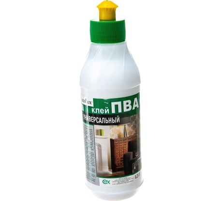 Универсальный клей ПВА Ecolux 0,25 л 4607133682460
