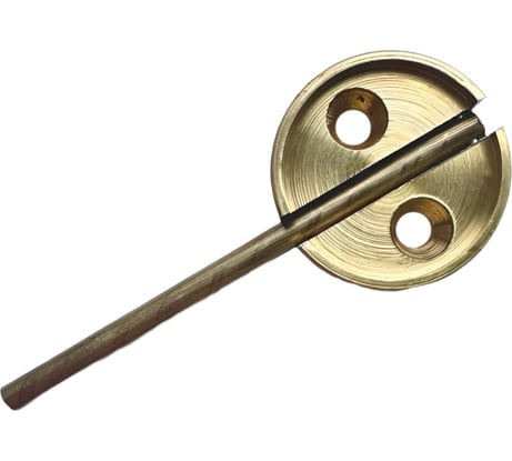 Опечатывающее устройство ТПК Технологии Контроля с откидным штоком латунь 24101