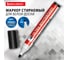 Маркер стираемый для белой доски BRAUBERG черный, 12 шт., ULTRA WHITEBOARD MARKER, 3 мм, с клипом, 152634 2
