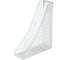 Лоток вертикальный для бумаг BRAUBERG ECO, 240х80х290 мм, сетчатый, прозрачный, 239016 1
