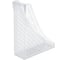 Лоток вертикальный для бумаг BRAUBERG ECO, 240х80х290 мм, сетчатый, прозрачный, 239016 4