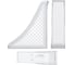Лоток вертикальный для бумаг BRAUBERG ECO, 240х80х290 мм, сетчатый, прозрачный, 239016 8