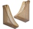 Лоток вертикальный для бумаг BRAUBERG ECO, 240х80х290 мм, сетчатый, дымчатый, 239015 5