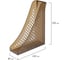 Лоток вертикальный для бумаг BRAUBERG ECO, 240х80х290 мм, сетчатый, дымчатый, 239015 9