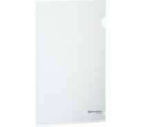 Папка-уголок плотная BRAUBERG SUPER 0,18 мм прозрачная, 15 шт, 270478