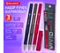 Ручки шариковые BRAUBERG с грипом VIVID, НАБОР 3 ШТУКИ, СИНИЕ, 0,7 мм, линия 0,35 мм 144401 2