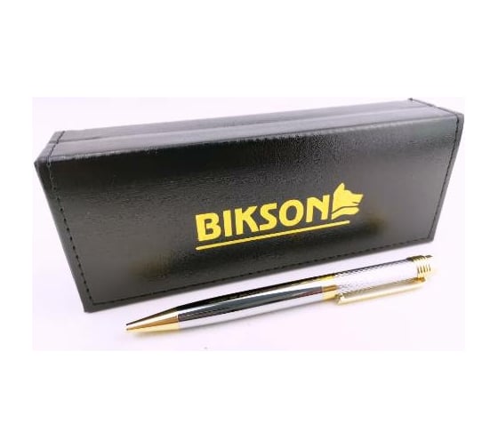 Подарочная ручка BIKSON Ignition синяя поворотный металлический корпус в футляре BN0318 РучА224