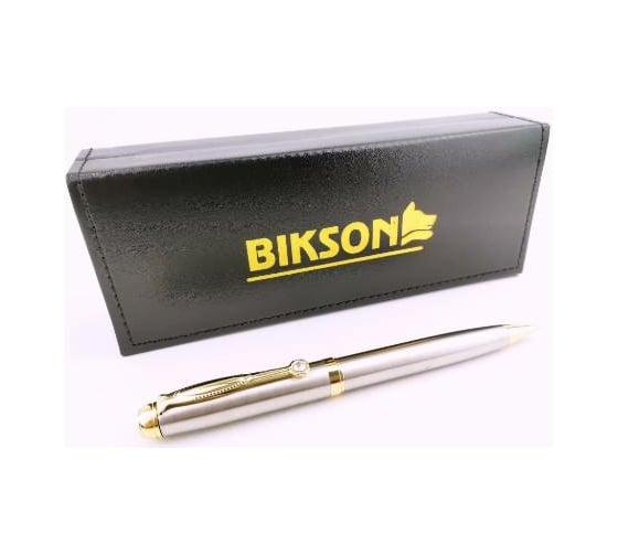 Подарочная ручка BIKSON Majesty синяя поворотный металлический корпус в футляре BN0331 РучА251