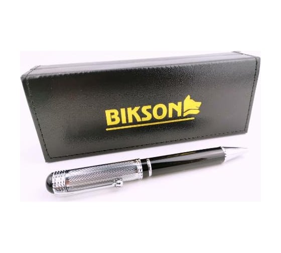 Подарочная ручка BIKSON Unique синяя поворотный металлический корпус в футляре BN0347 РучА229