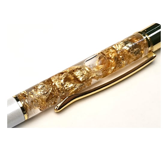 Подарочная ручка BIKSON ТМ Amber шариковая в футляре синие чернила белый корпус T70416-84 Руч393