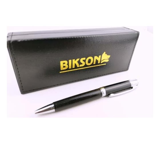 Подарочная ручка BIKSON Impeccable синяя поворотный металлический корпус в футляре BN0333 РучА249