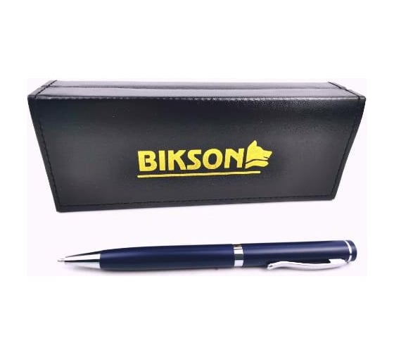 Подарочная ручка BIKSON Inspire синяя поворотный металлический корпус в футляре BN0339 РучА239
