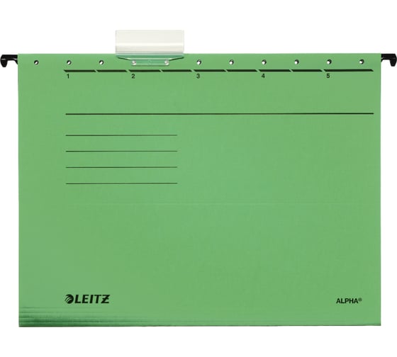 Подвесные папки Leitz ALPHA Стандарт зеленый 19850155