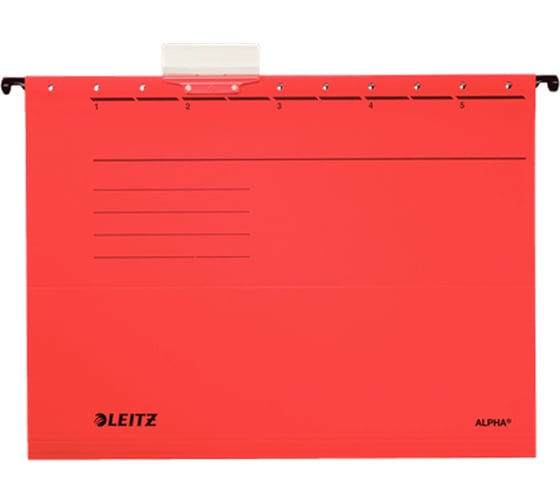Подвесные папки Leitz ALPHA Стандарт красный 19850125