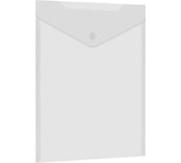 Папка-конверт с кнопкой BRAUBERG А4 UNIVERSAL, до 100 листов, вертикальная, прозрачная, 12 шт., 0.15 мм, 273075