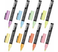 Маркеры меловые BRAUBERG CHALK LIQUID MARKER, ПАСТЕЛЬ НАБОР 8 ЦВ, 3 мм, стираемые, CHALK 152598