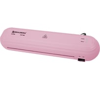 Ламинатор BRAUBERG ULTRA PM235P, РОЗОВЫЙ, A4, толщина пленки 60-150 мкм, скорость 30 см/мин 532186