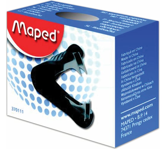 Антистеплер Maped Start для скоб № 10, № 24/6, № 26/6, нескользящая зона захвата, черный 224919