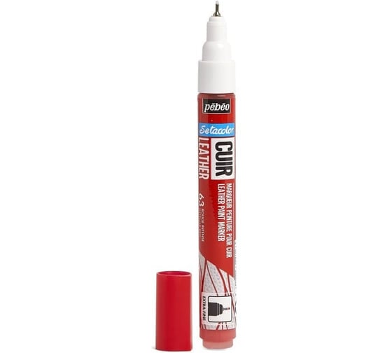 Маркер по коже PEBEO Setacolor красный интенсивный, 6 шт. 295663 746736 1