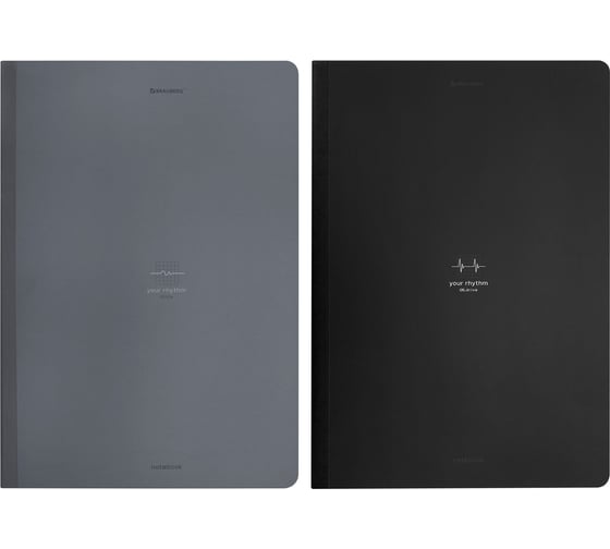 Бизнес-тетрадь BRAUBERG А4, 96листов, на сшивке с корешком, клетка, обложка картон, Ритм, 405284 1