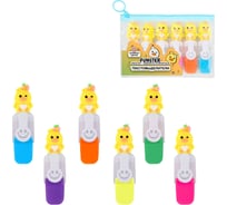 Набор текстовыделителей с топперами 6 ЦВЕТОВ НЕОН FUNSTER, НЕЖНЫЕ ЦЫПЛЯТА, 1-4мм, 152648