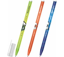 Ручка стираемая гелевая МОНСТРИКИ BRAUBERG, синяя, корпус ассорти, линия 0,35 мм 36 шт 144484