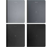 Бизнес-тетрадь BRAUBERG А5 96л, на сшивке с корешком, комплект 4 шт., клетка, обложка картон, Ритм 405289