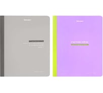 Тетради BRAUBERG ДЭК А5 96л, комплект 2 шт. на сшивке с корешком, клетка, Harmony 405306