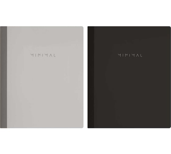 Тетради BRAUBERG ДЭК А5 96л, комплект 2 шт. на сшивке с корешком, клетка, Minimal Classic 405305 1