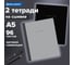 Тетради BRAUBERG ДЭК А5 96л, комплект 2 шт. на сшивке с корешком, клетка, Minimal Classic 405305 2