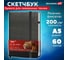 Скетчбук для смешанных техник BRAUBERG MixMedia 200г/м2 130х210мм, 60л, КОЖЗАМ, резинка, 116969 2