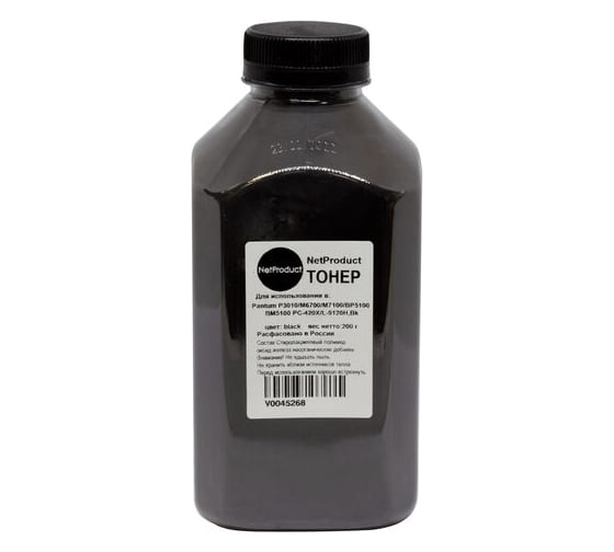 Тонер Netproduct для Pantum P3010/M6700/M7100/ BP5100/BM5100 TL-420X/TL-5120Н,Bk, 200г, банка N-PAN-TL420X/TL5120Н-Bk-200G 1