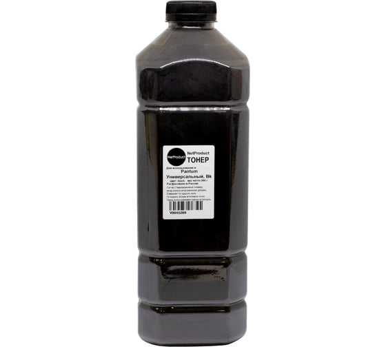 Тонер универсальный Netproduct для Brother HL-2030, 500 г, канистра N-BR-Univ-Bk-500G 1