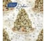 Бумажные салфетки GrandPero 3-Х слойные, винтажная ель, 20 листов, 33х33 см (1/12) DELUXE 275116 1
