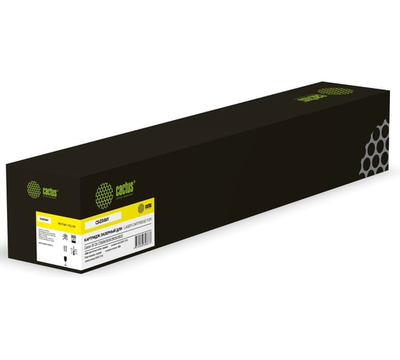 Картридж лазерный Cactus CS-EXV64Y желтый (25500стр.) для Canon IR DX C3926i/3930i/3935i/3922i с чипом 2119820 1