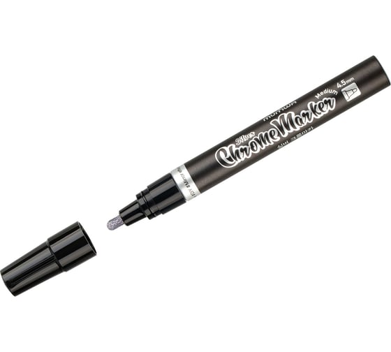 Маркер-краска Munhwa зеркальный «Жидкий хром», 4,5мм CRM-2 1