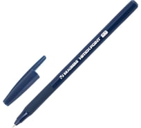 Ручка шариковая с грипом BRAUBERG i-STICK POINT DEEP BLUE, синяя, 50 шт, узел 0.7мм, линия 0,35мм 144385