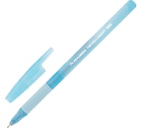Ручка шариковая с грипом BRAUBERG i-STICK POINT LIGHT BLUE, синяя, 50 шт., узел 0.7мм, линия 0.35мм 144383