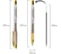Ручка шариковая масляная с грипом BRAUBERG Delta Plus Gold, синяя, 12 шт., узел 0.7мм, линия 0,35мм, 144256 9