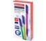 Ручка шариковая масляная с грипом BRAUBERG Extra Glide GT Color, синяя, 12 шт., линия 0,5мм, 144264 14