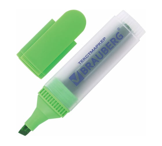 Набор текстовыделителей BRAUBERG FLUO 4 шт, ассорти, линия 1-5 мм 150403