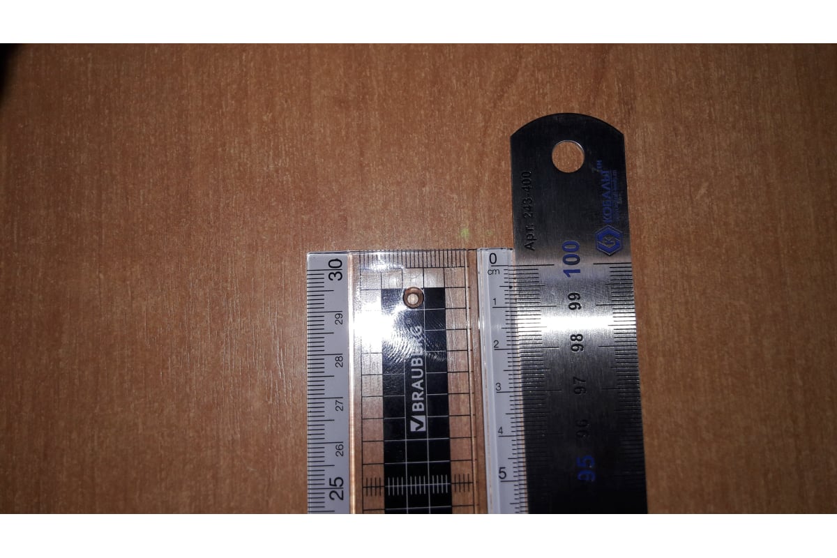 Линейка BRAUBERG EXTRA пластик 30 см, прочная, прозрачная, черно-белая ...