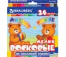 Утолщенные восковые мелки BRAUBERG ПИФАГОР, 24 цвета, на масляной основе, яркие цвета 222972
