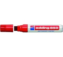Перманентный маркер Edding клиновидный наконечник, 5-16 мм, красный E-850#2